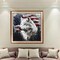 5D DIY American Flag and Wolf Diamond Painting Kits for Adults (Color) 0.1 x 0.1 x 0.1 inches
